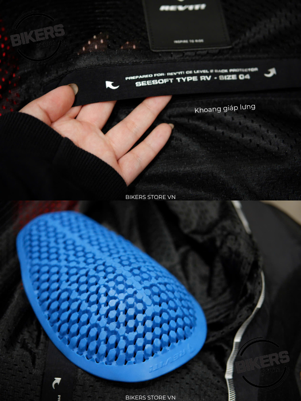 Áo khoác vải moto REVIT JACKET GT-R AIR 3 áo khoác bảo hộ an toàn thoải mái tiện lợi